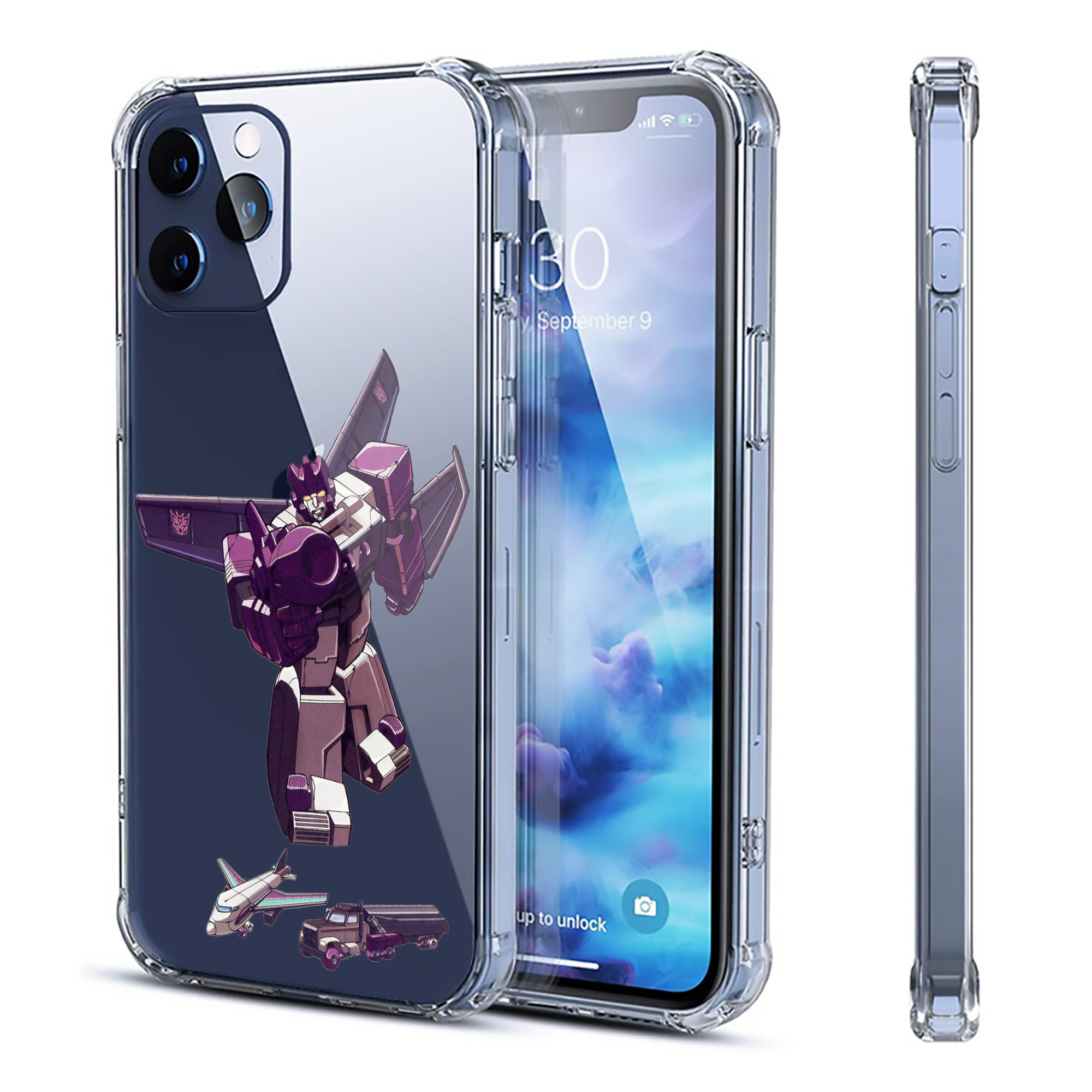 （画像用）  【iPhone 12シリーズ対応】透明スマホケース（クリアソフトケース）